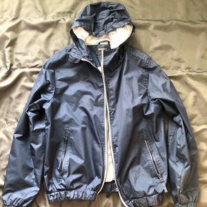 Navy rainjacket